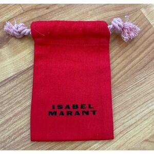 Isabel Marant Red‎ accessory dust bag.